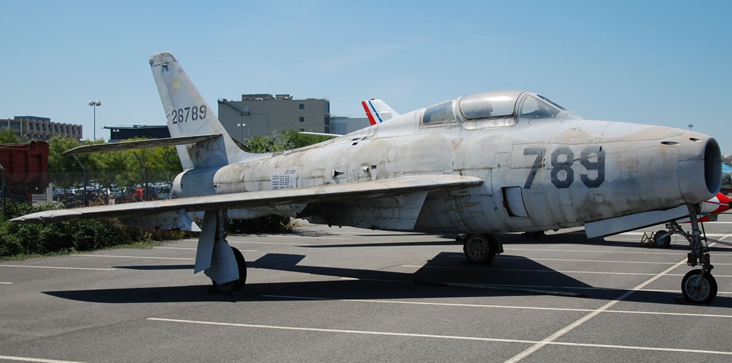 F-84F Thunderstreak 26789, at Les Ailes Anciennes Toulouse, France